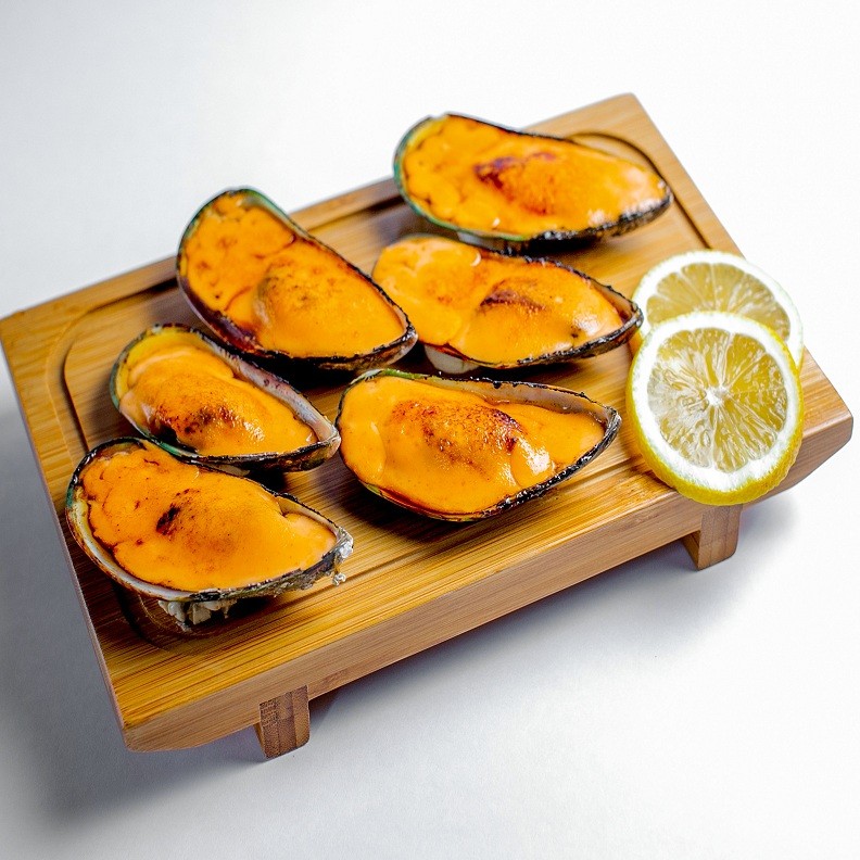 Mussels baked MUSHELLS