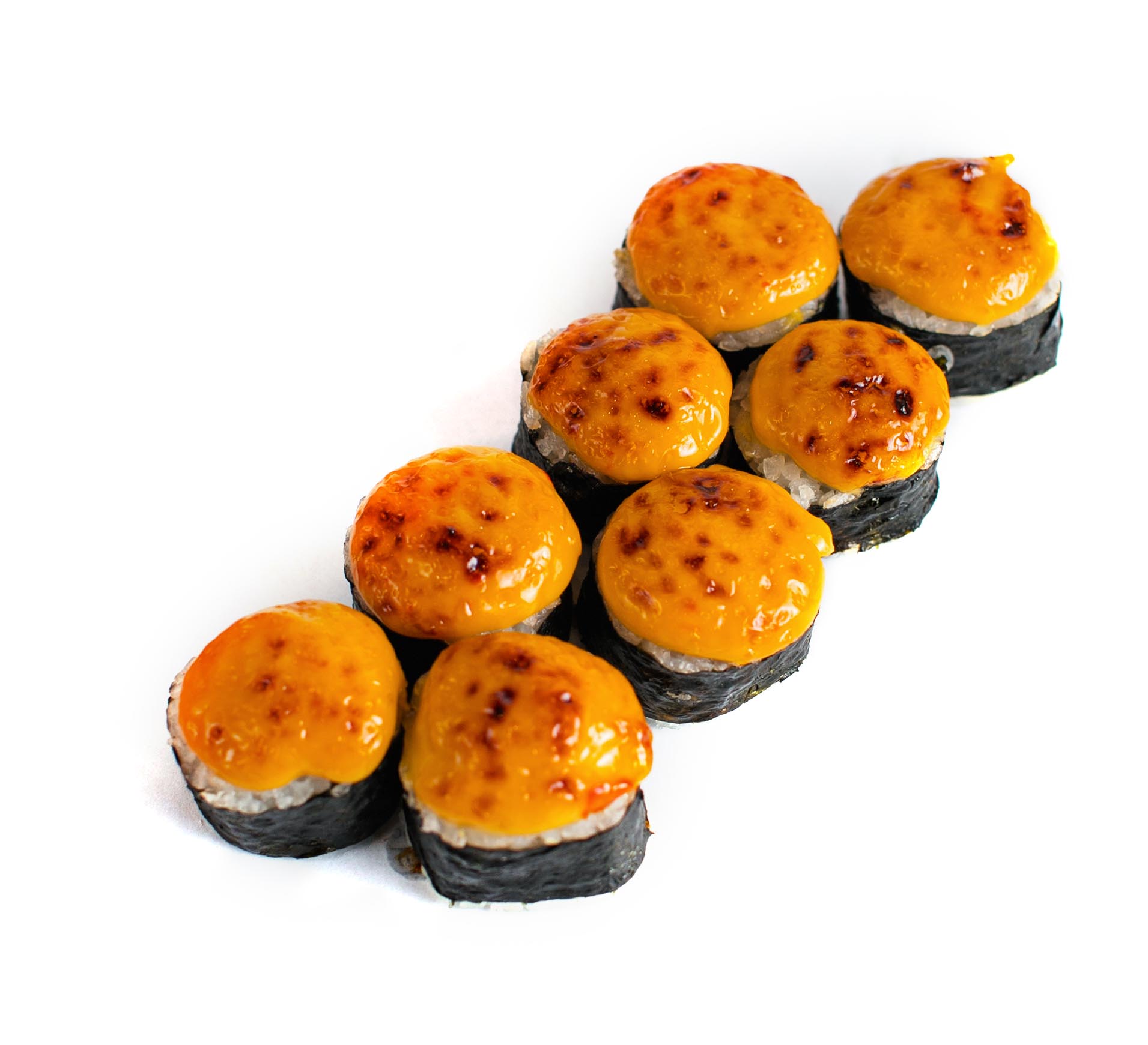 Salmon bişmiş suşi roll